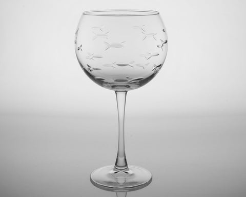 School of Fish Balloon Wine Glass Boxed Set
