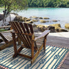 Sailor's Knot Coastal Outdoor Rug - By the Sea Beach Decor