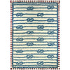 Sailor's Knot Coastal Outdoor Rug - By the Sea Beach Decor