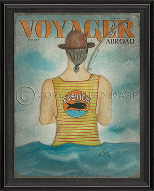 Voyager May 2000 Framed Art - By the Sea Beach Decor