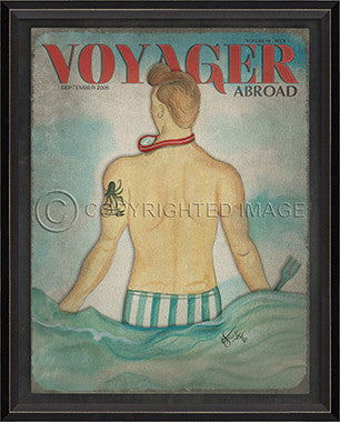 Voyager September 2006 Framed Art - By the Sea Beach Decor