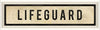 Coastal Sign Lifeguard - By the Sea Beach Decor