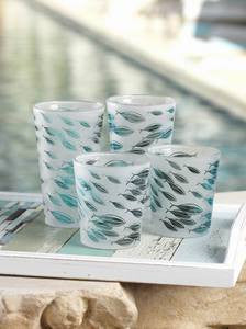 Blue Fin Coastal Decor Glassware - By the Sea Beach Decor