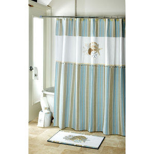 Coastal Bath By the Sea Shower Accessories