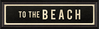 Coastal Sign To the Beach - By the Sea Beach Decor