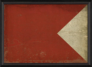 Nautical Flag B Print Artwork - By the Sea Beach Decor