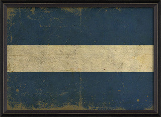 Nautical Flag J Print Artwork - By the Sea Beach Decor