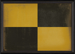 Nautical Flag L Print Artwork - By the Sea Beach Decor