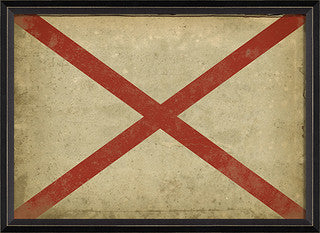 Nautical Flag V Print Artwork - By the Sea Beach Decor