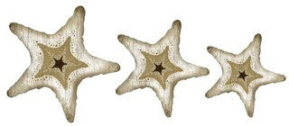 Starfish Wood Cutout Set - By the Sea Beach Decor