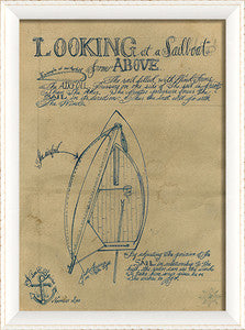 Sail Looking Framed Art - By the Sea Beach Decor