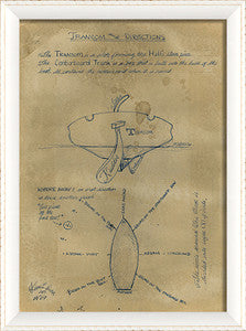 Sail Transom and Direction Framed Art - By the Sea Beach Decor