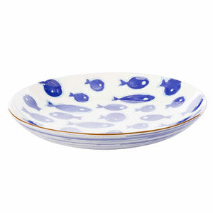 Blue Fish Pasta Bowl - By the Sea Beach Decor