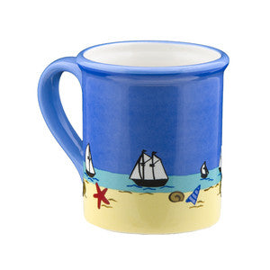 Yellow Puppy Mug - By the Sea Beach Decor