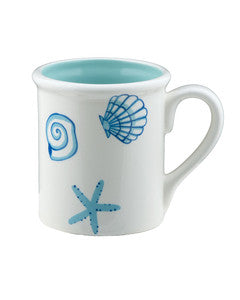 Seashell Wave Mug - By the Sea Beach Decor