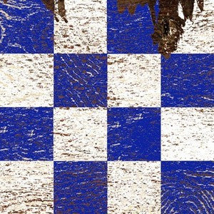 Signal Flag Negative Wood Print - By the Sea Beach Decor