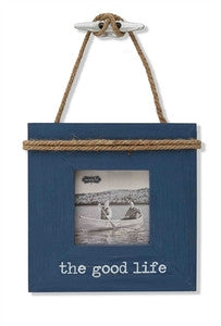 The Good Life Boat Cleat Frame - By the Sea Beach Decor
