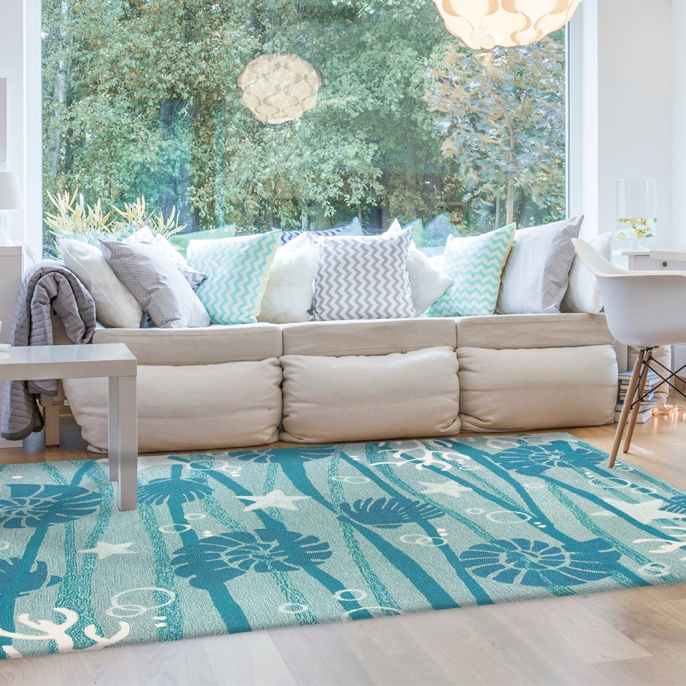 La Mer Coastal Outdoor Rug