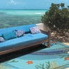 Underwater Coral & Starfish Outdoor Rug - By the Sea Beach Decor