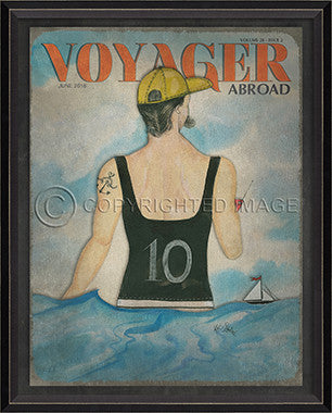 Voyager June 2016 Framed Art - By the Sea Beach Decor