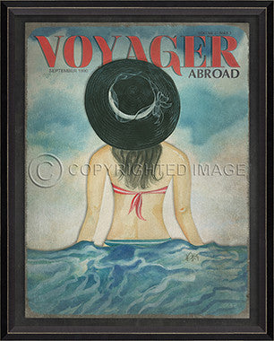 Voyager May 2009 Framed Art - By the Sea Beach Decor