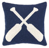 Rehoboth Flag Hook Pillow - By the Sea Beach Decor