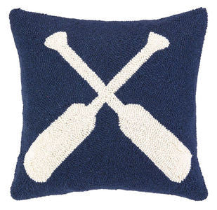 Rehoboth Whale Hook Nautical Pillow