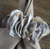 Oyster Shell Napkin Ring Set - By the Sea Beach Decor