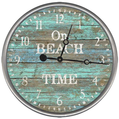Seacliff On Beach Time Clock - By the Sea Beach Decor