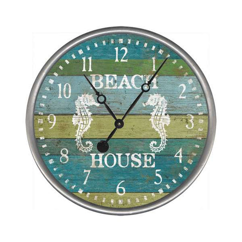 Seacliff Beach House Clock - By the Sea Beach Decor