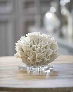 Ribbon Coral Sculpture - By the Sea Beach Decor