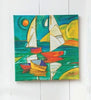 Colorful Sailboat Canvas - By the Sea Beach Decor