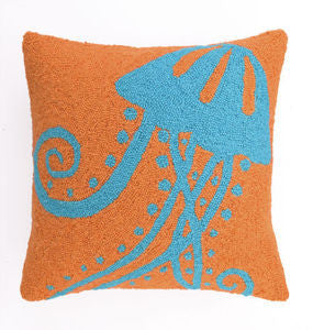Jellyfish Hook Pillow - By the Sea Beach Decor