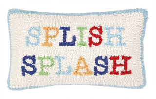 Splish Splash Hook Pillow - By the Sea Beach Decor