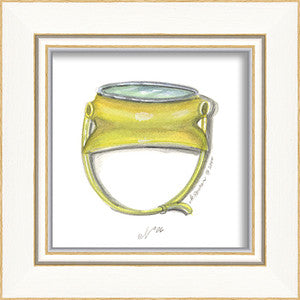 Beach Time Goggles Framed Art - By the Sea Beach Decor