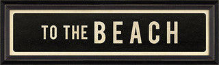 Coastal Sign To the Beach - By the Sea Beach Decor