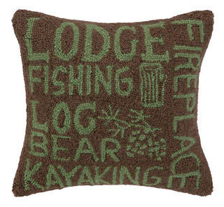 Lodger's Script Hook Pillow - By the Sea Beach Decor