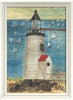 Lighthouse Brant Point Framed Art - By the Sea Beach Decor
