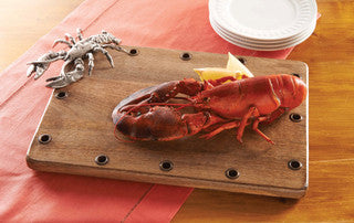 Lobster Art Cutting Board - By the Sea Beach Decor