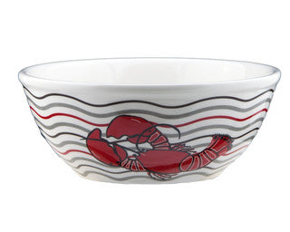 Lobster Wave Bowl - By the Sea Beach Decor