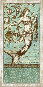 Driftwood #1 Mermaid Wood Print - By the Sea Beach Decor