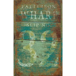 Patterson Wharf Wood Print - By the Sea Beach Decor