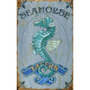 Seahorse Tavern Wooden Artwork Print - By the Sea Beach Decor